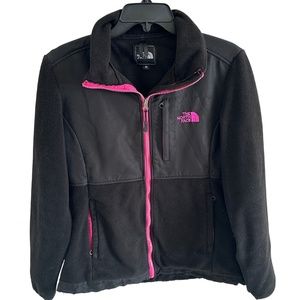 GUC The North Face Denali Jacket Size Medium with Pink Logo